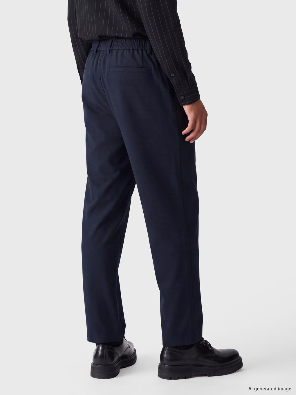 Lacivert Regular Fit Erkek Pantolon-2