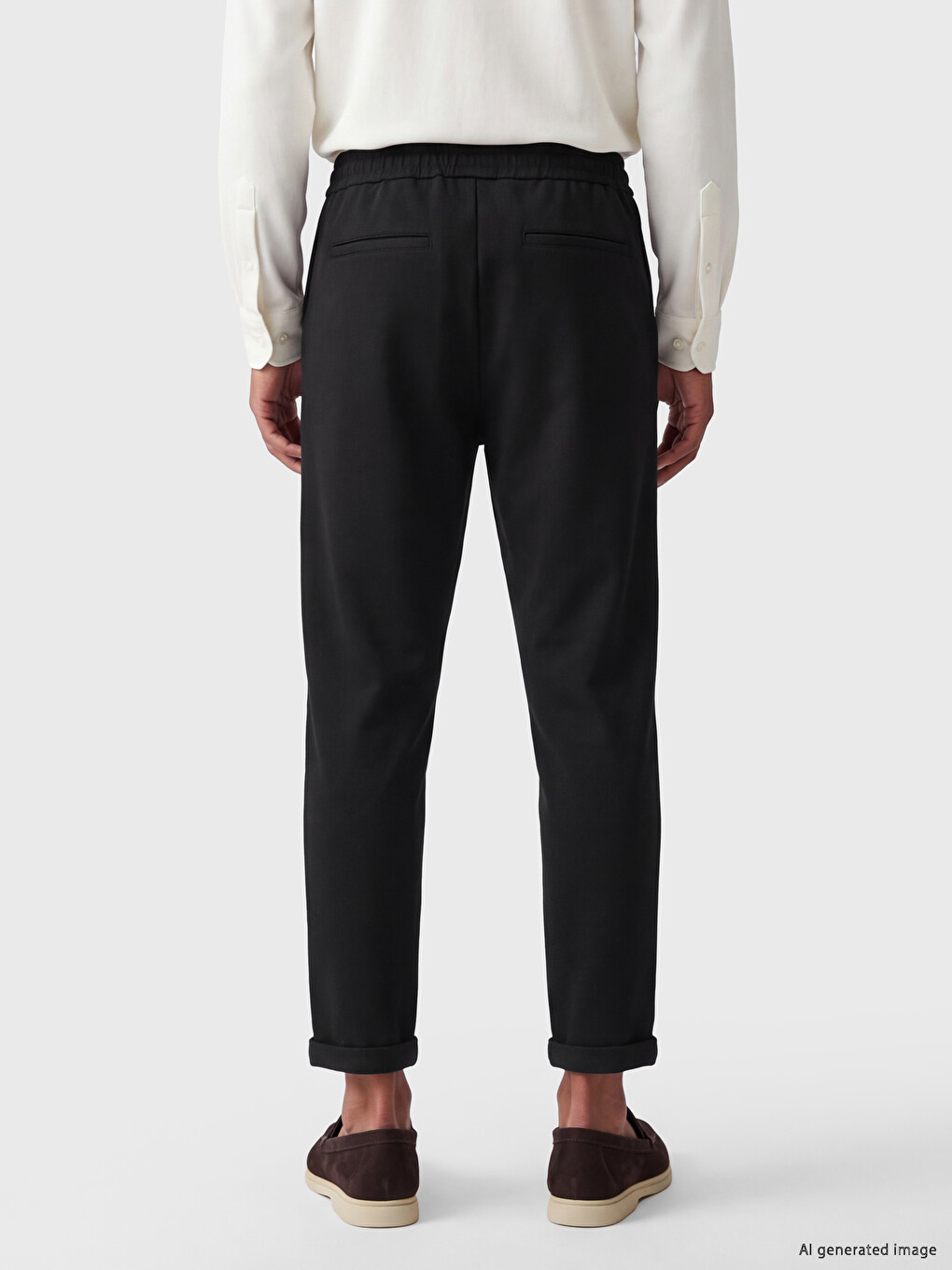 Man Navy Trousers-2