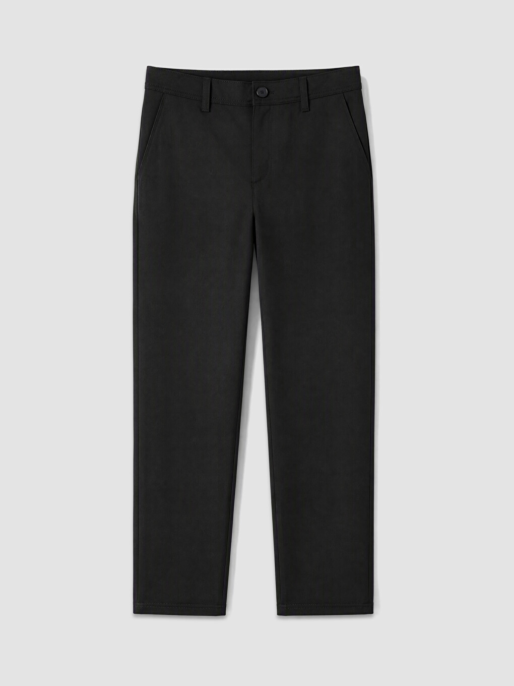 Siyah Regular Fit Armürlü Erkek Pantolon-4