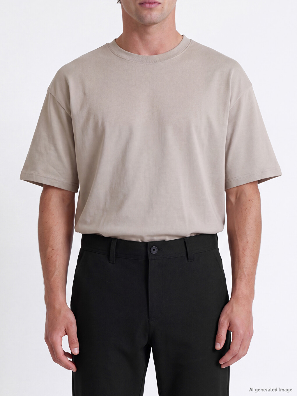 Siyah Regular Fit Armürlü Erkek Pantolon-2