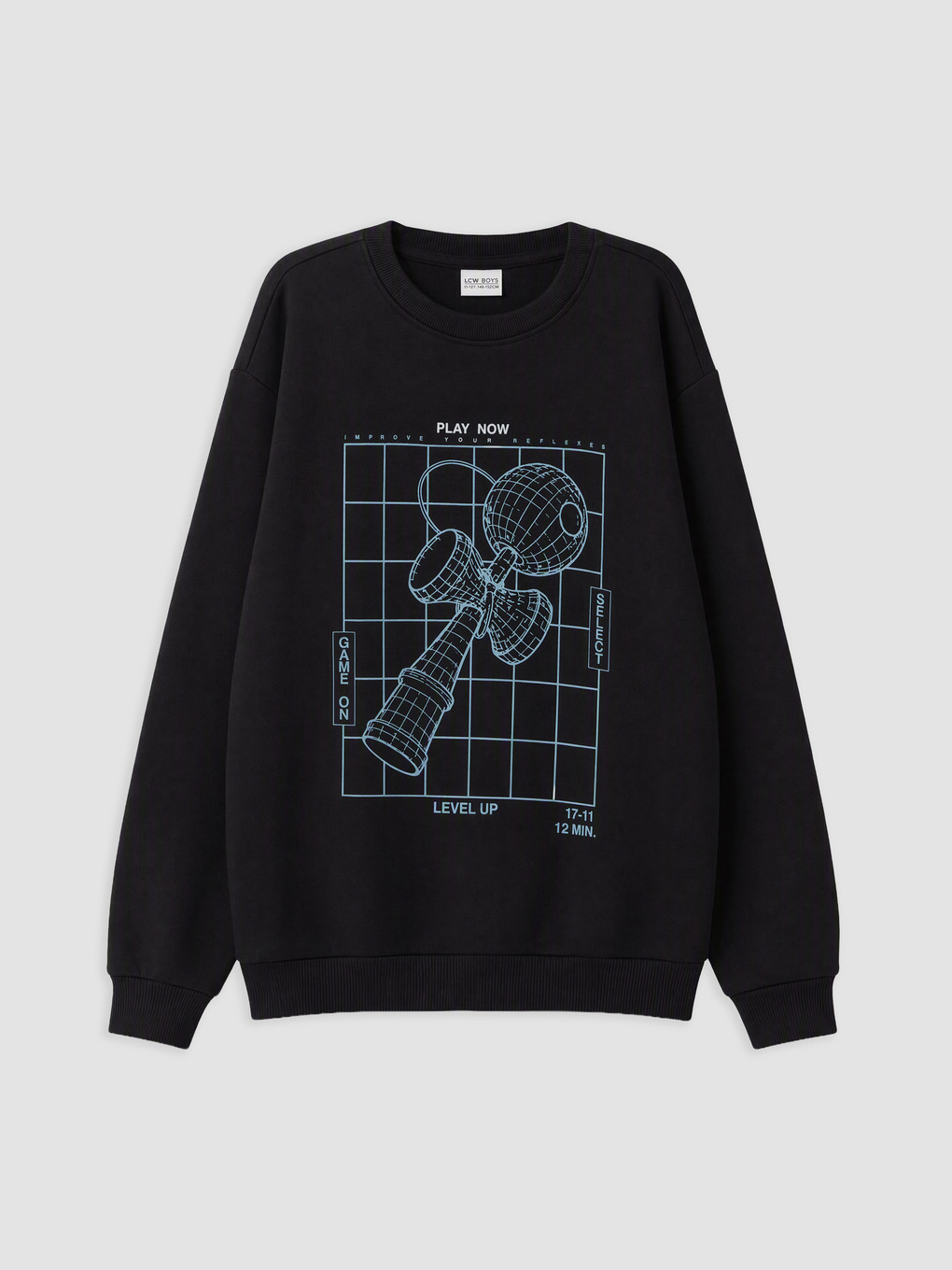 Printed Boys' Thick Sweatshirt