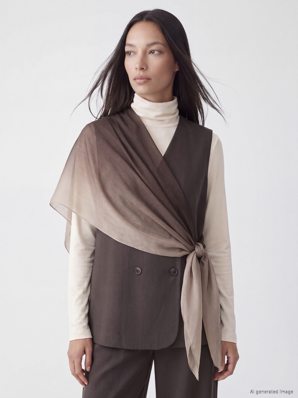 Patterned Women's Shawl-2