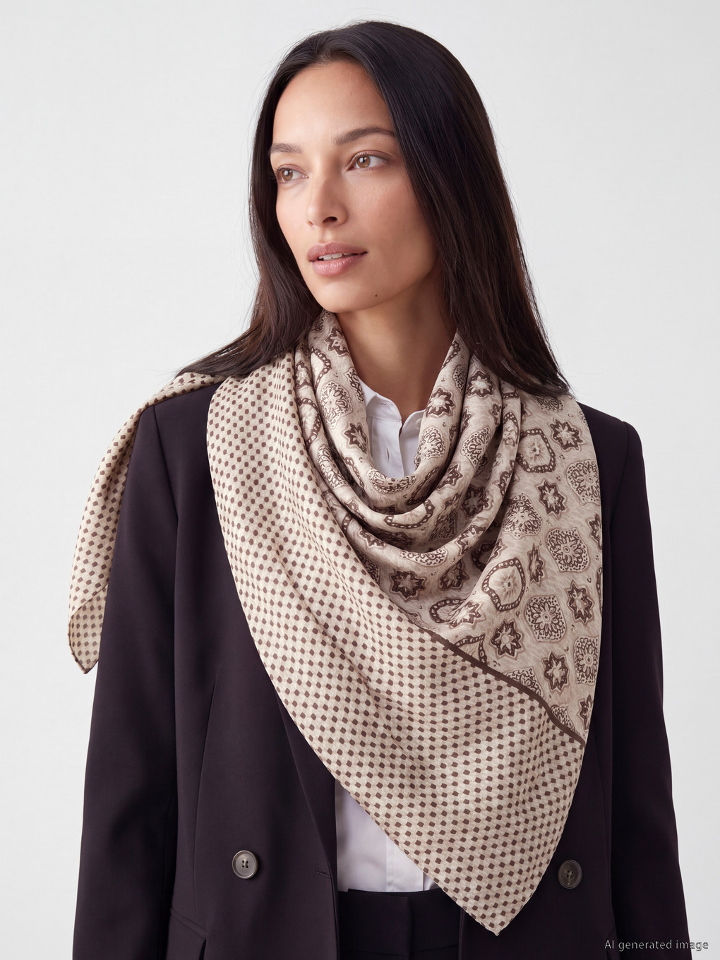 Patterned Women's Shawl-1