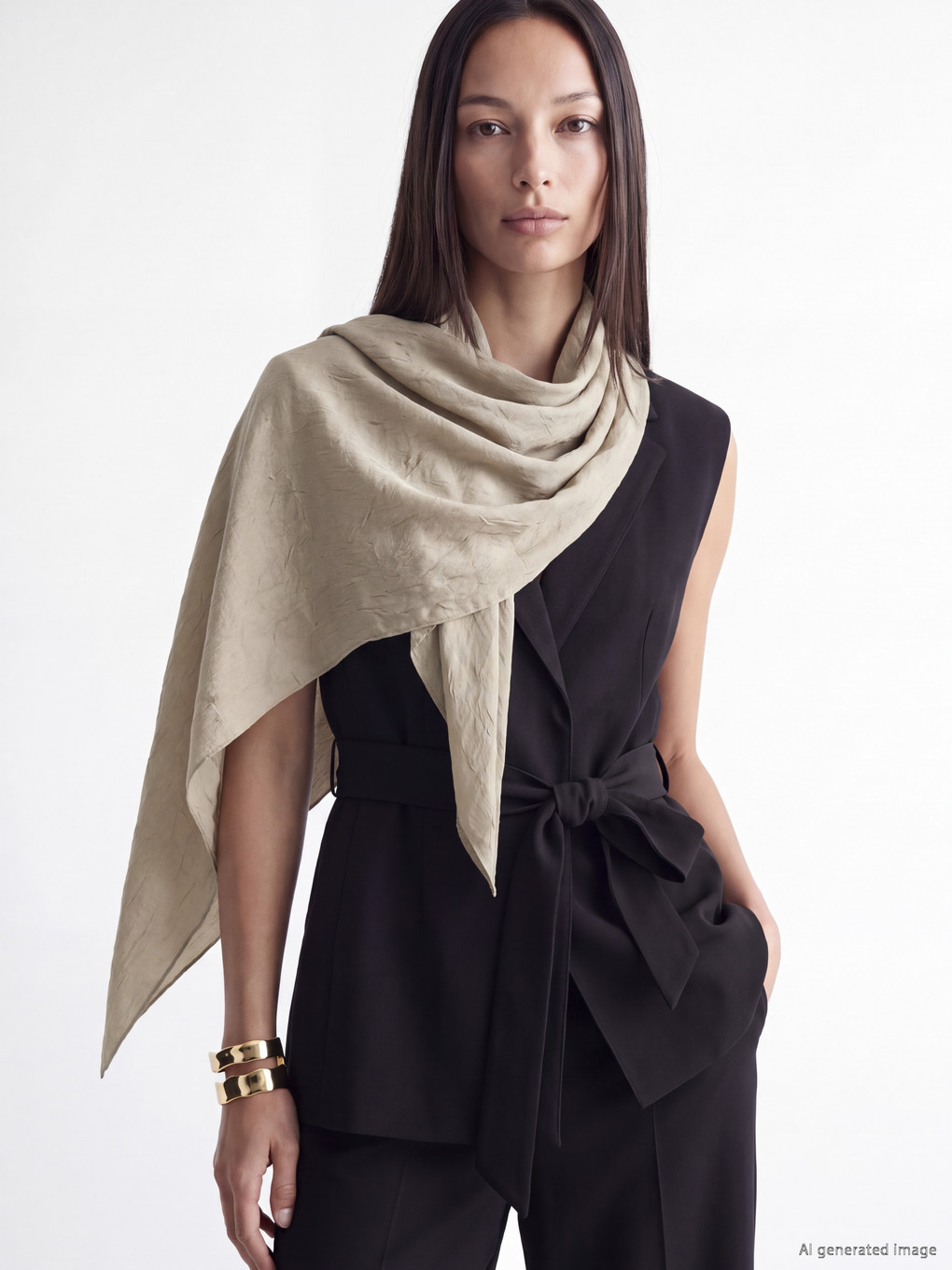 Jacquard Women's Shawl-2