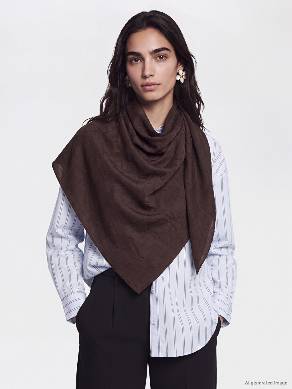 Șal Jacquard Pentru Femei-1