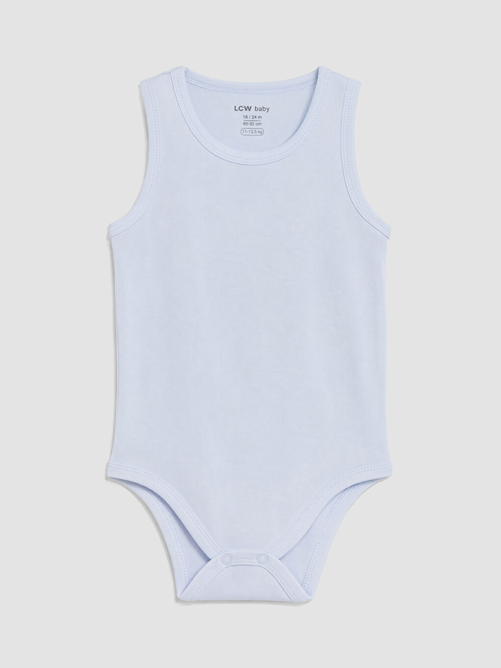 Bej Bisiklet Yaka Erkek Bebek Çıtçıtlı Body 3'lü-3