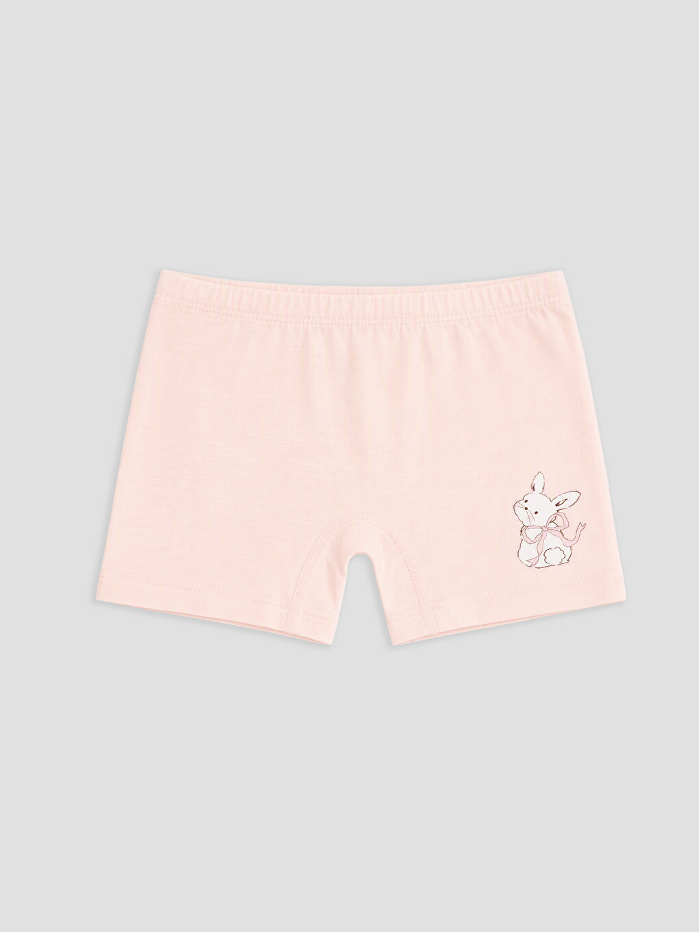 Pembe Baskılı Kız Çocuk Boxer 3'lü-1