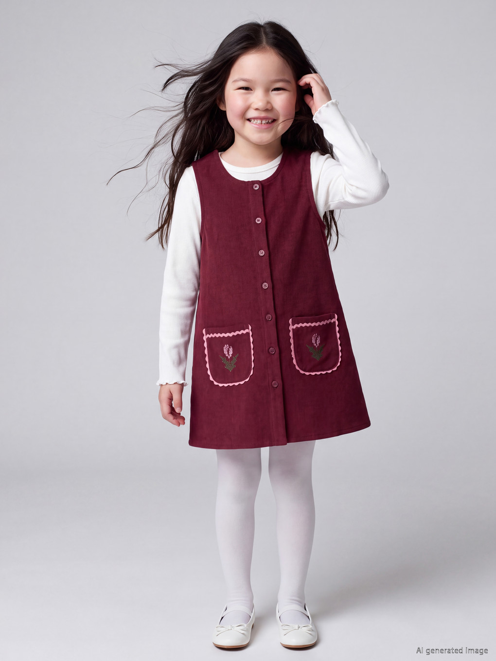  Embroidered Baby Girl Dress and T-shirt