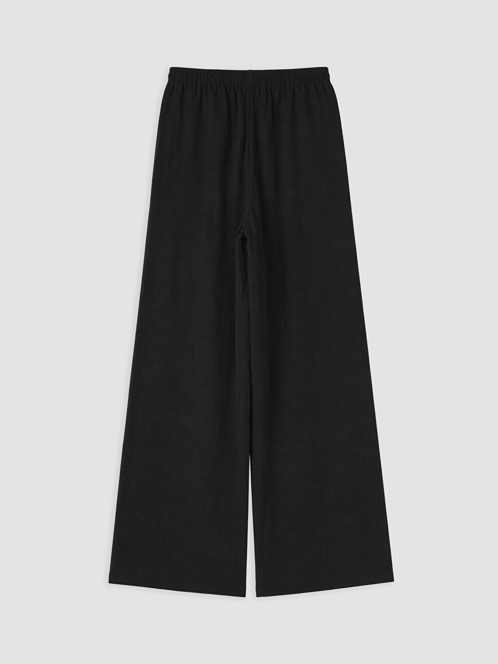 Elastic Waist Muslin Women's Trousers-5