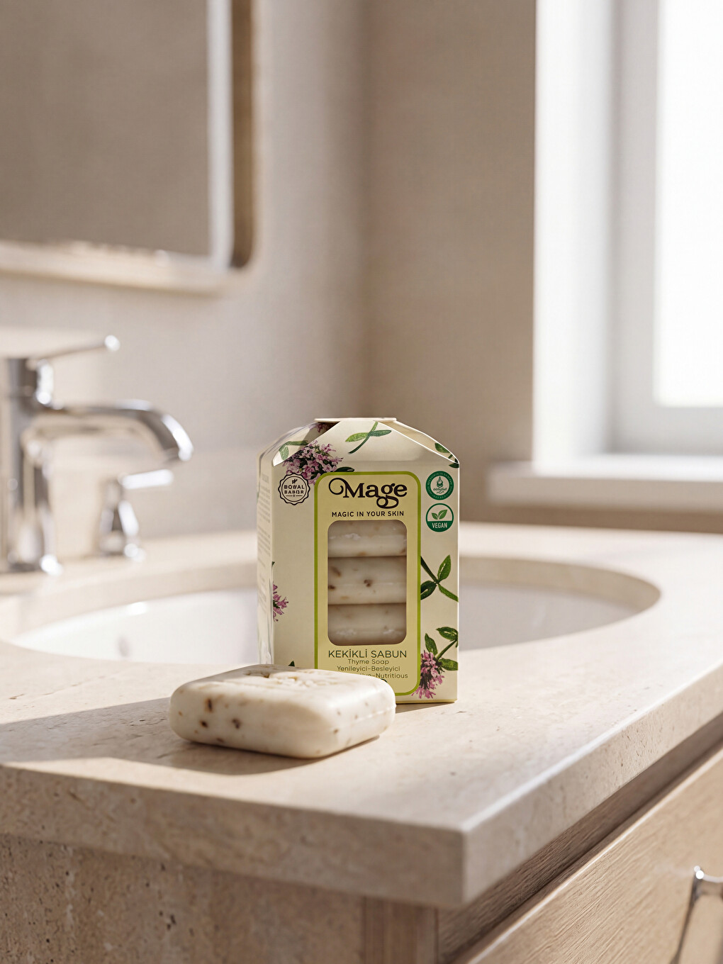 Thyme Scented Solid Soap 3-pack 50 G