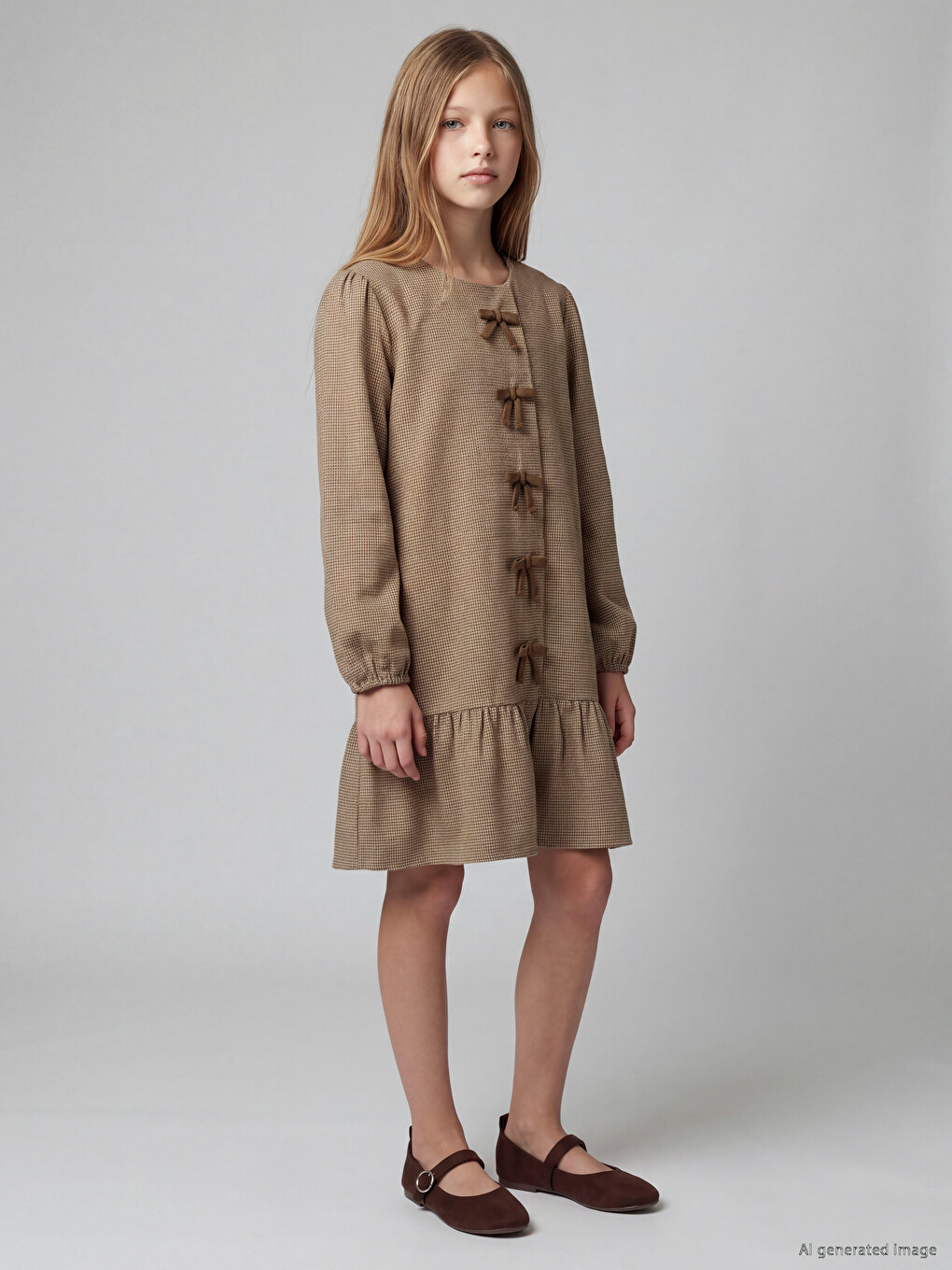 Easy Wearable Snap Girls' Dress