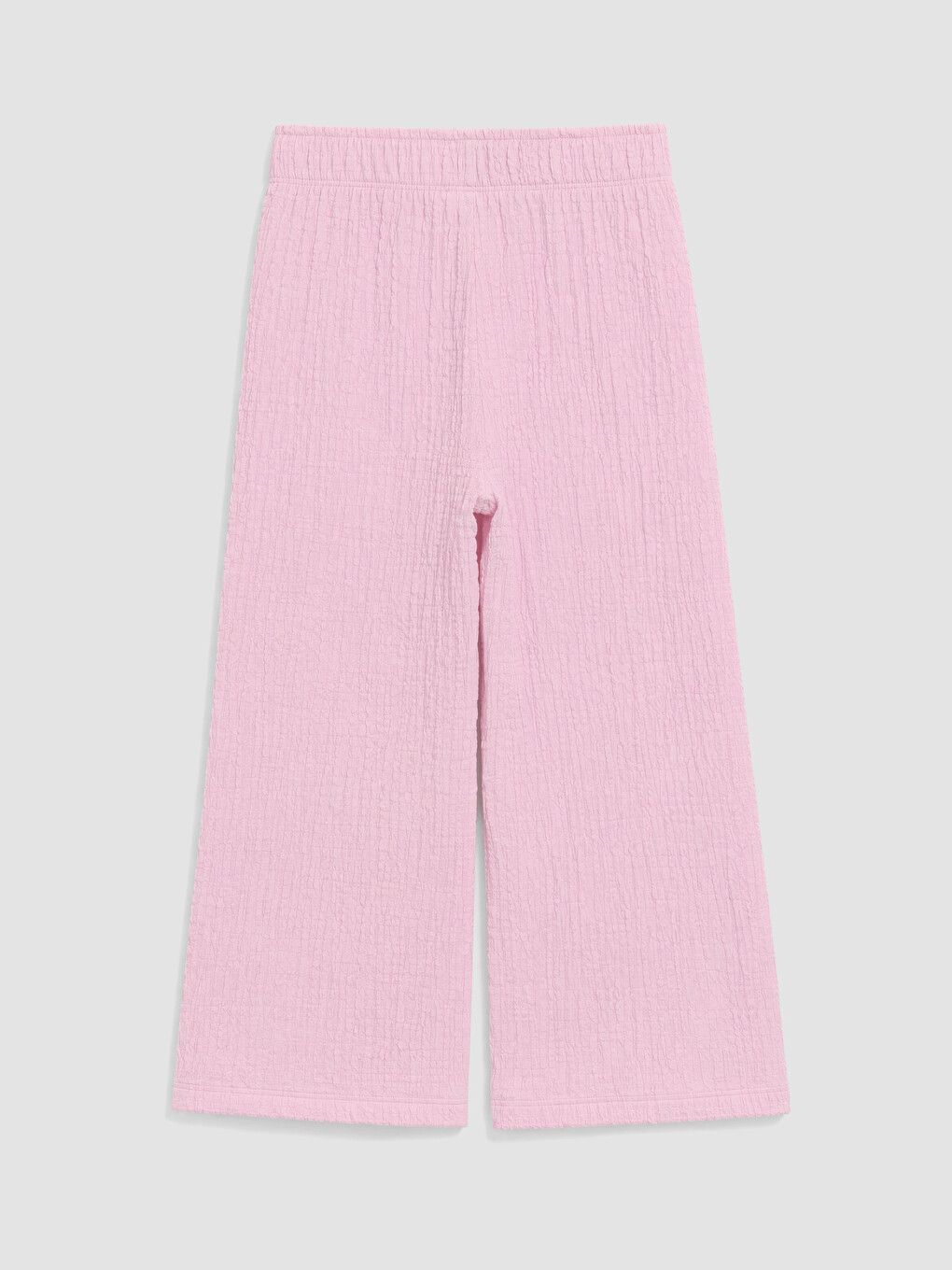 Pembe Geniş Paça Kız Çocuk Eşofman Altı-2