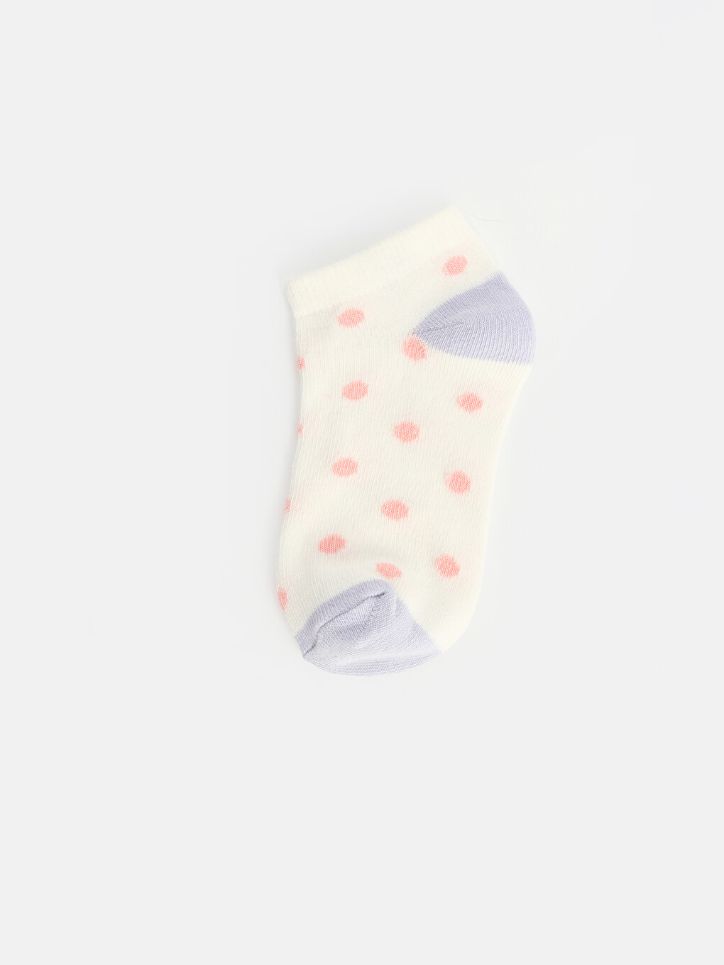 Girl Ecru Trainer Socks-1