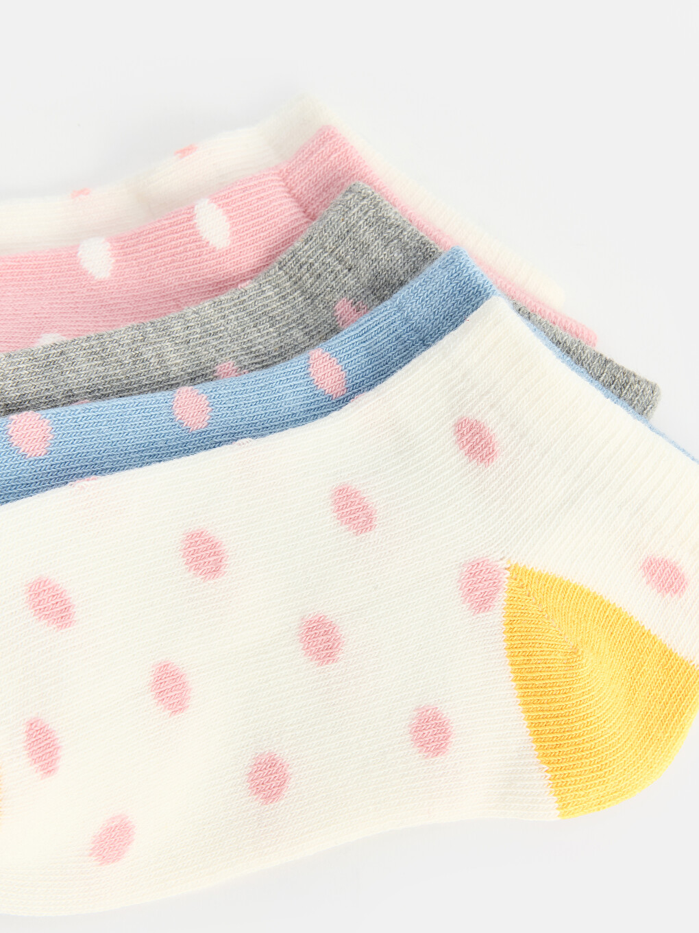 Girl Ecru Trainer Socks-6