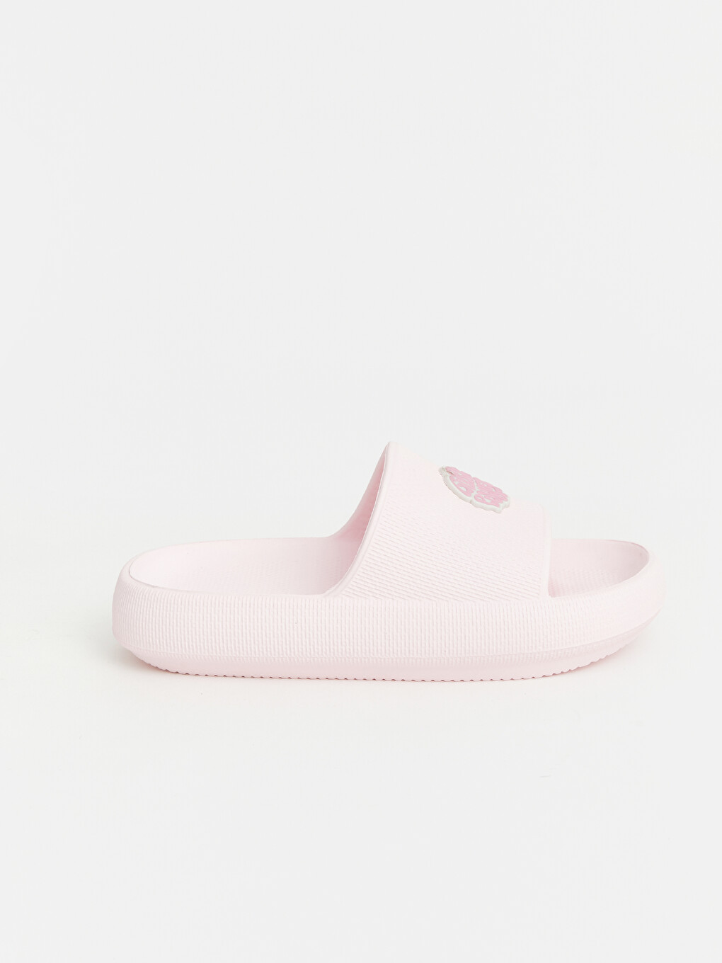 Pembe Tek Bantlı Kadın Terlik-1