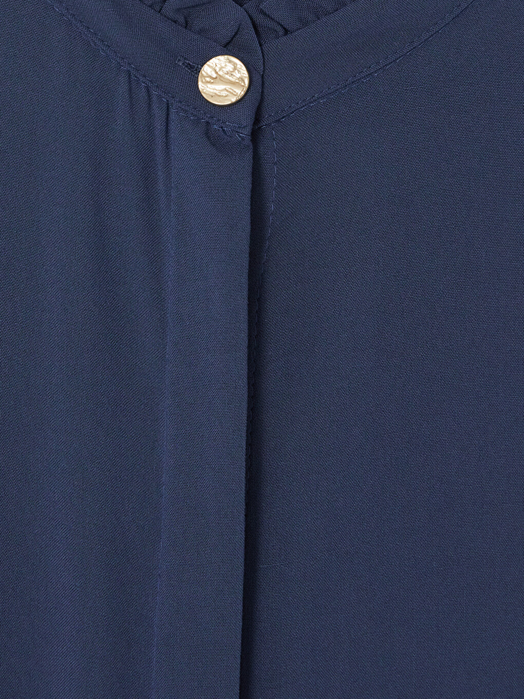 Woman Navy Shirt Tunic-5