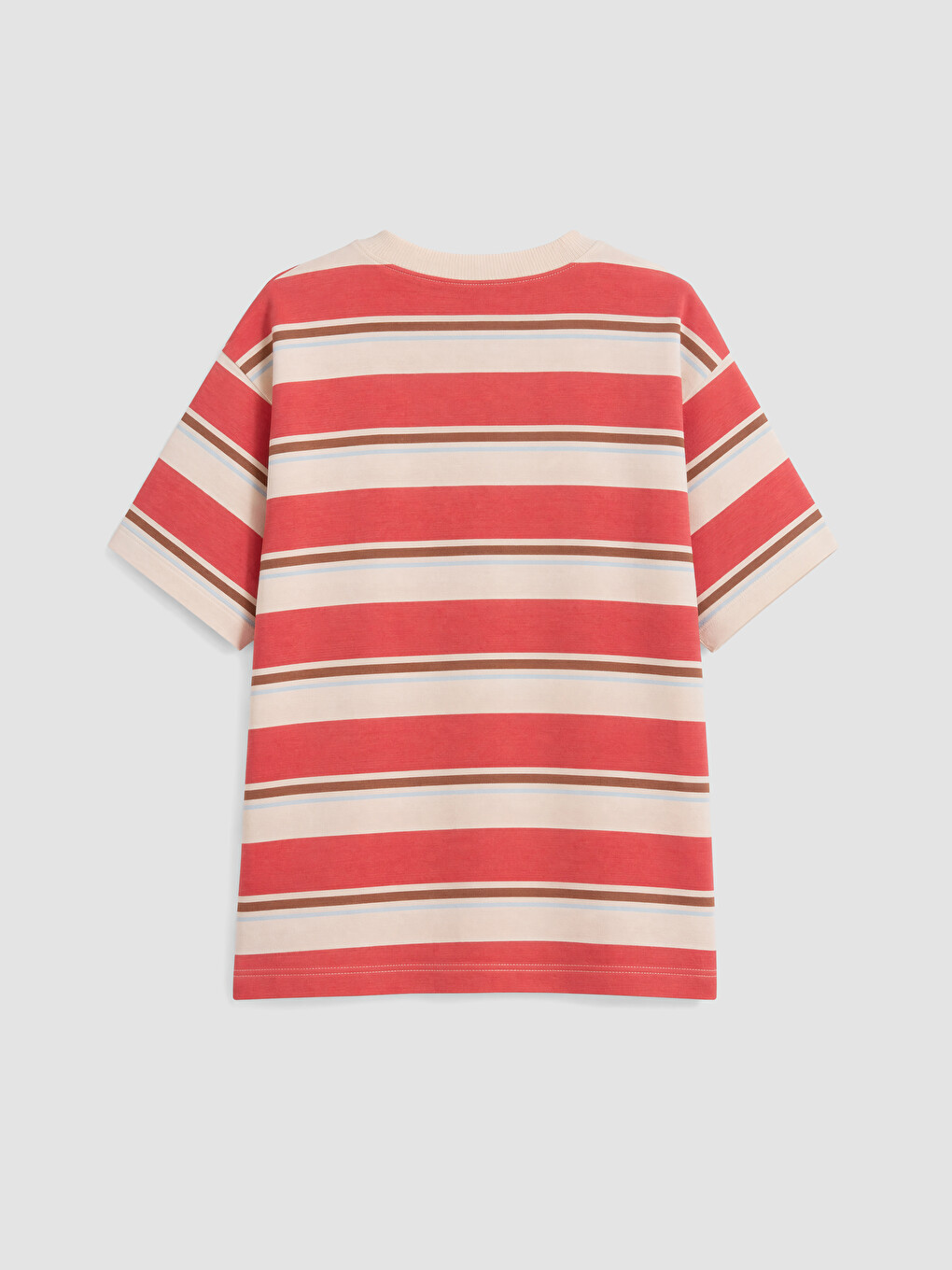 Crew Neck Striped Boys' T-shirt-2