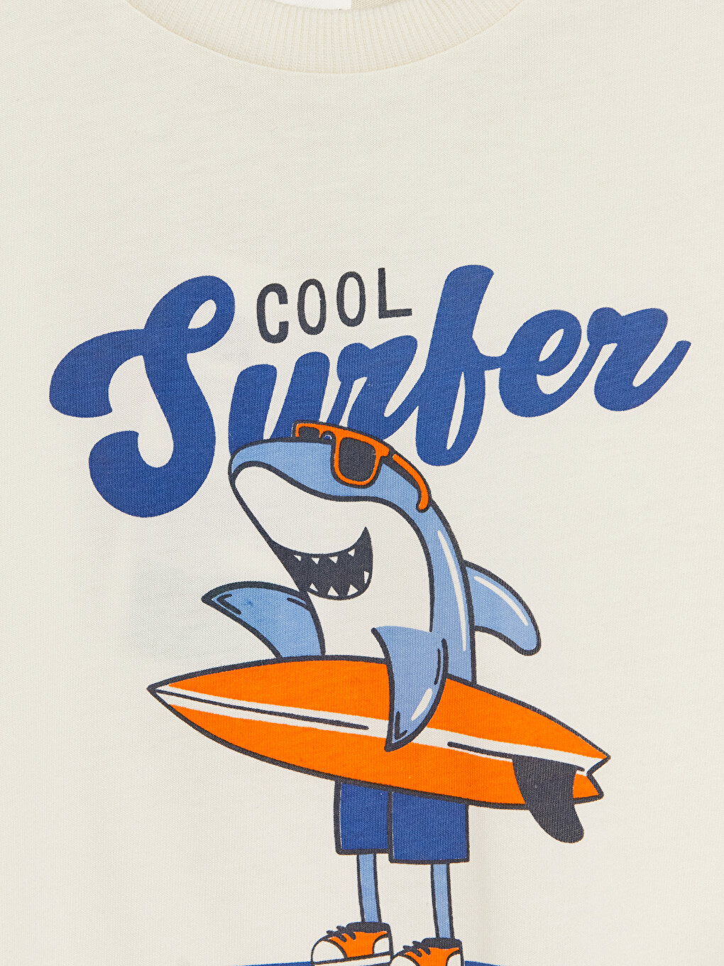 Crew Neck Printed Boys' T-shirt-1