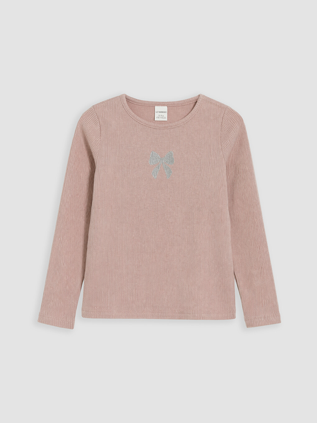 Crew Neck Glittery Girls' 2 Pack T-shirt-4