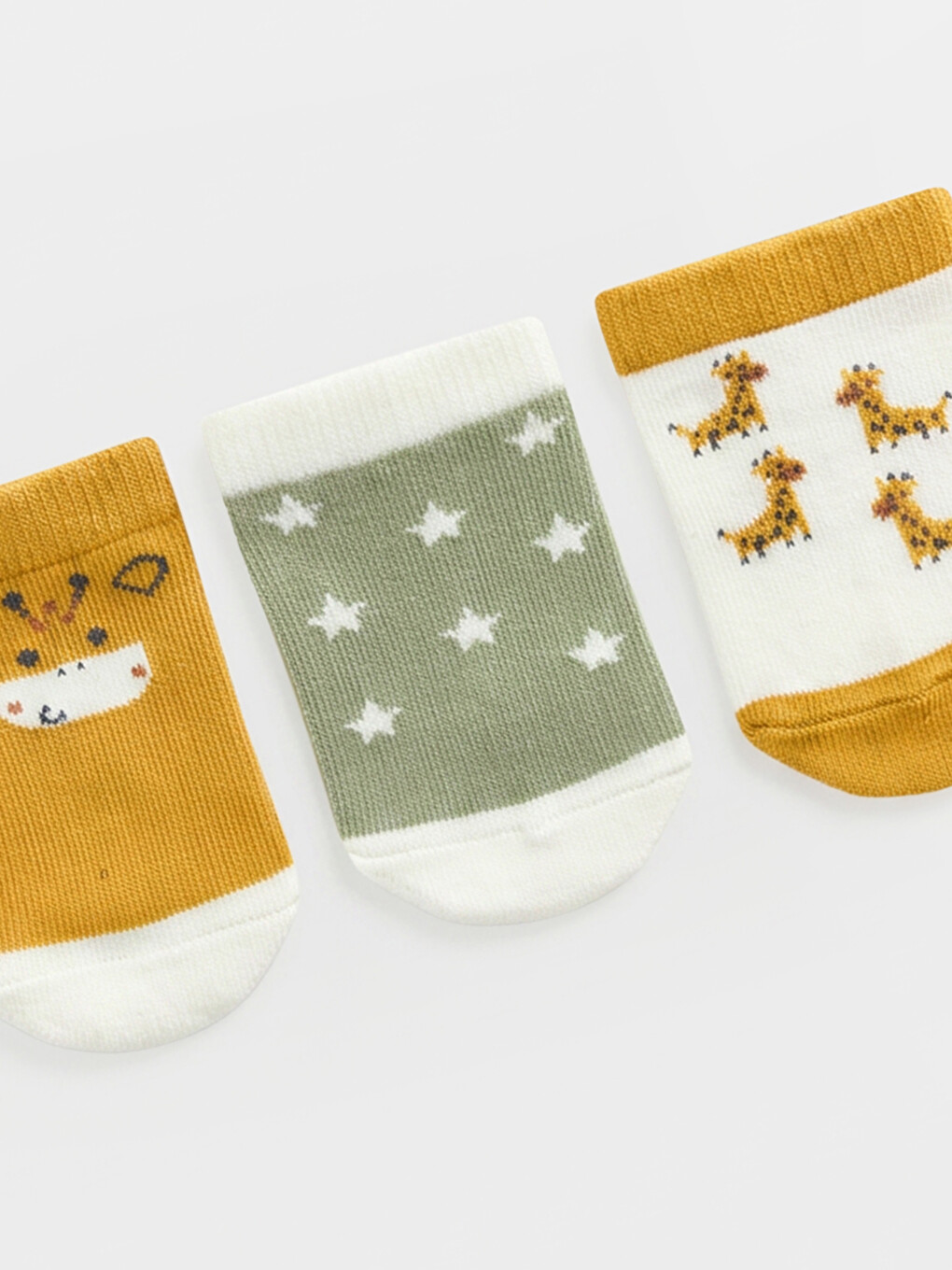 Patterned Boys' Trainer Socks 3-pack-1