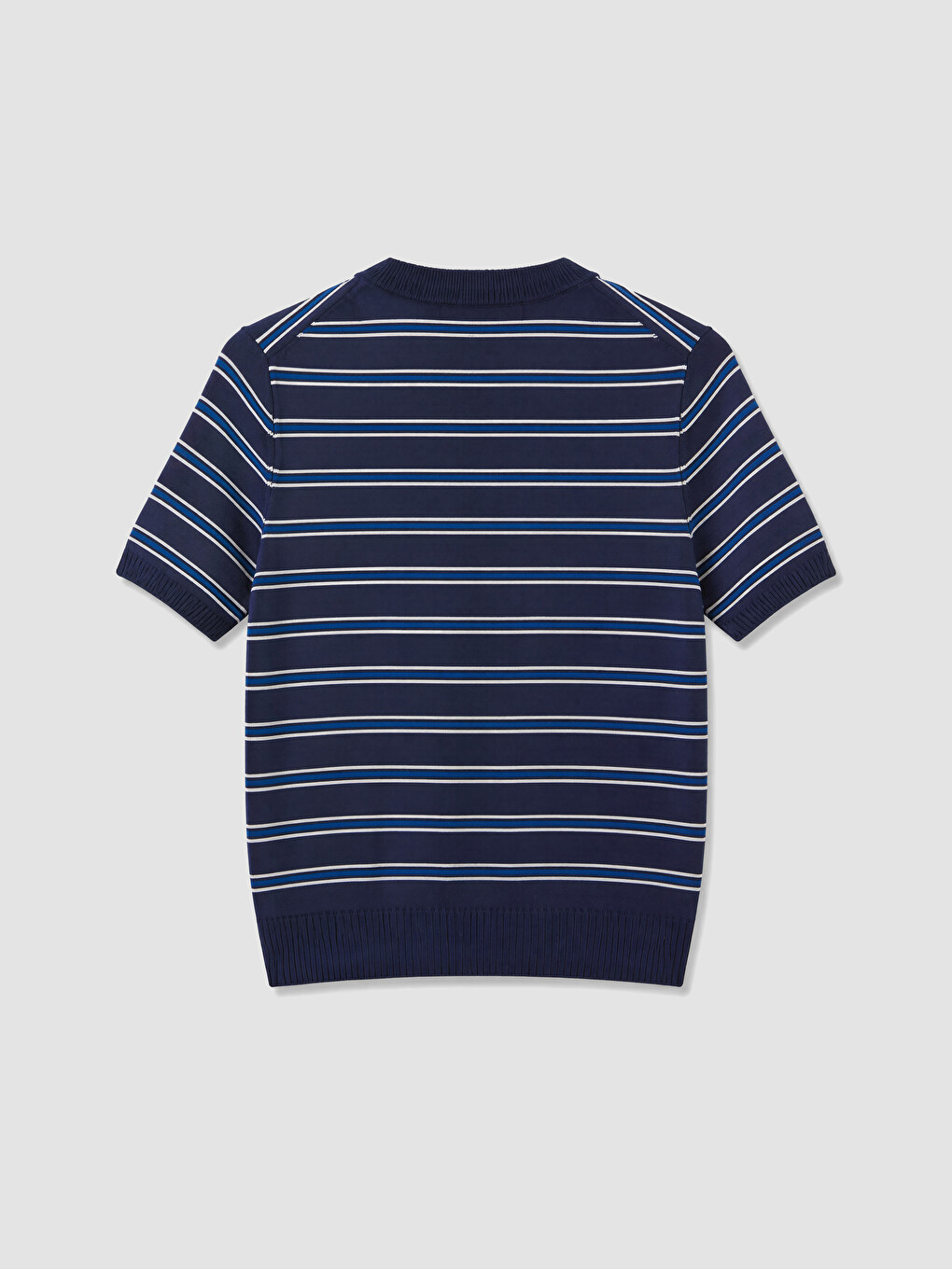 Crew Neck Striped Women's Knitwear Sweater-6