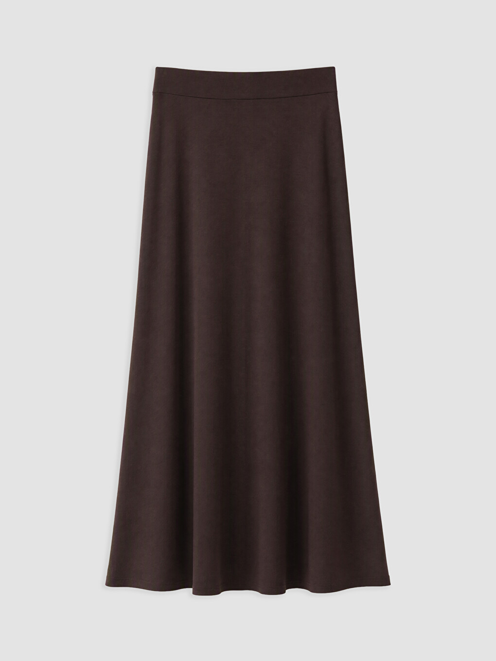 Woman Brown Skirt