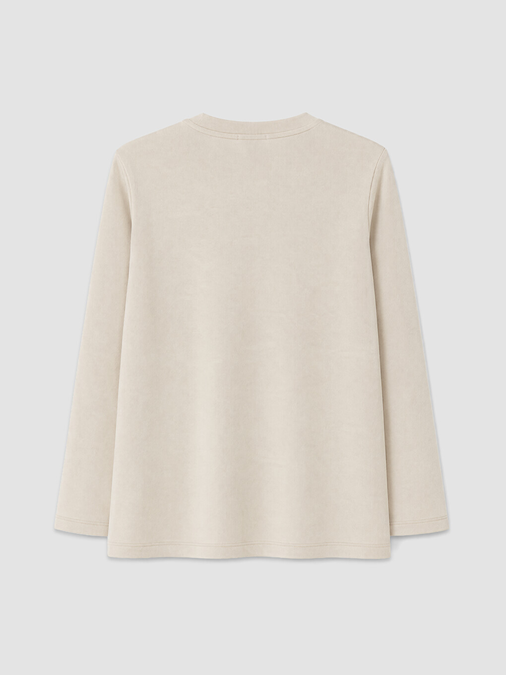 Crew Neck Rhinestone Blouse-1