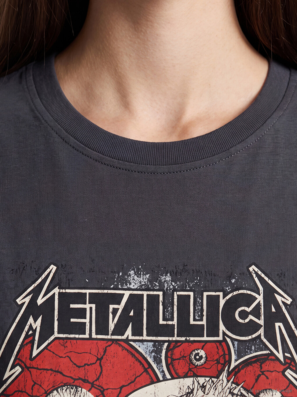 Metallica Tiskana 100% Pamučna Ženska Majica Kratkih Rukava-3