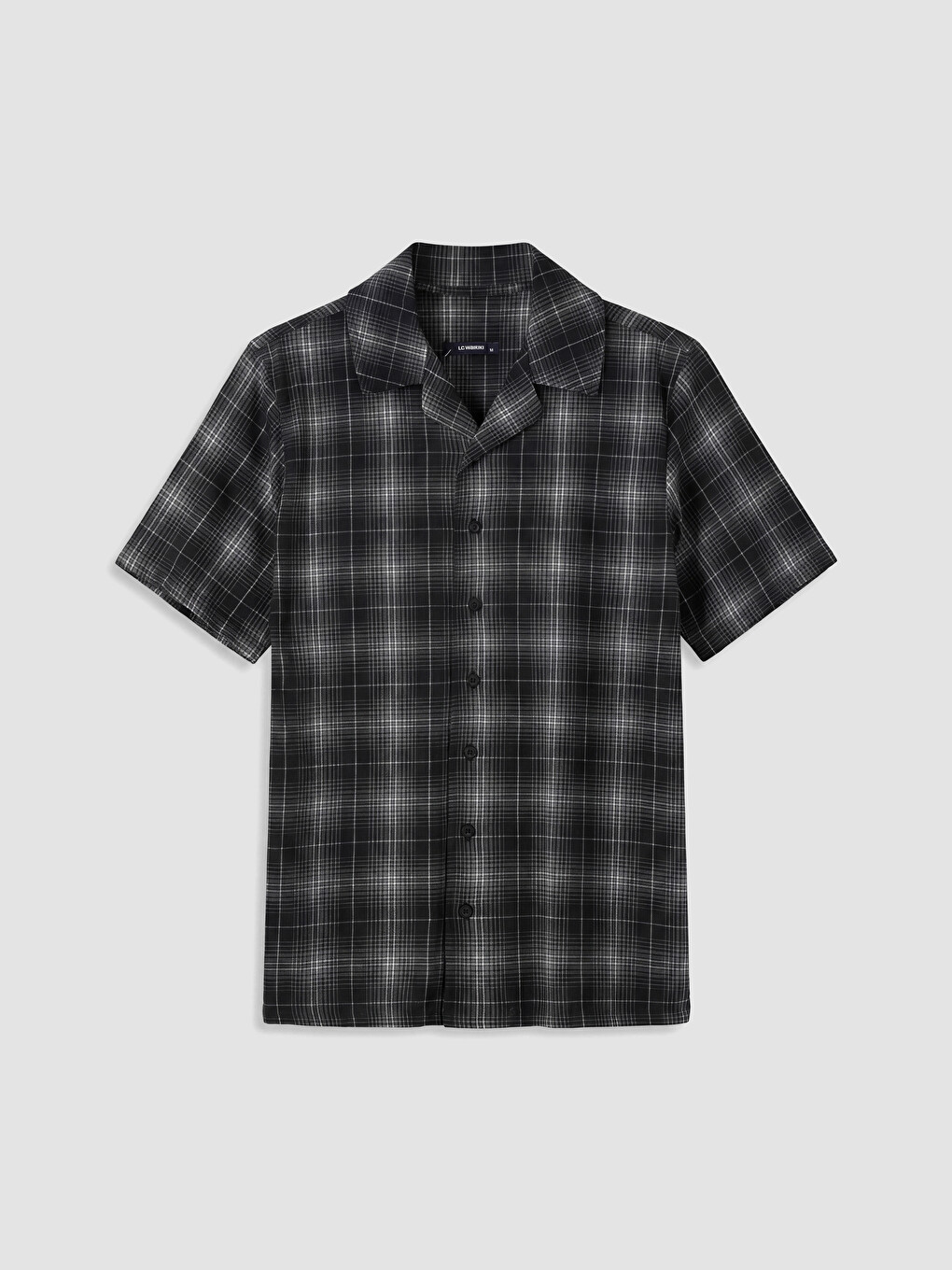 Antrasit Regular Fit Ekose Erkek Pijama Takımı-1