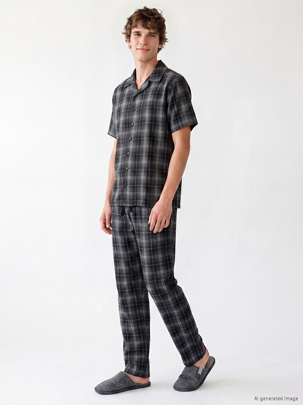 Man Anthracite Pyjama Set