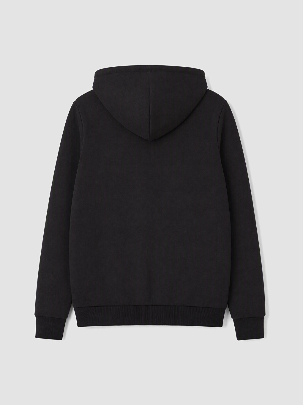 Woman Black Zip-up Sweatshirt-2