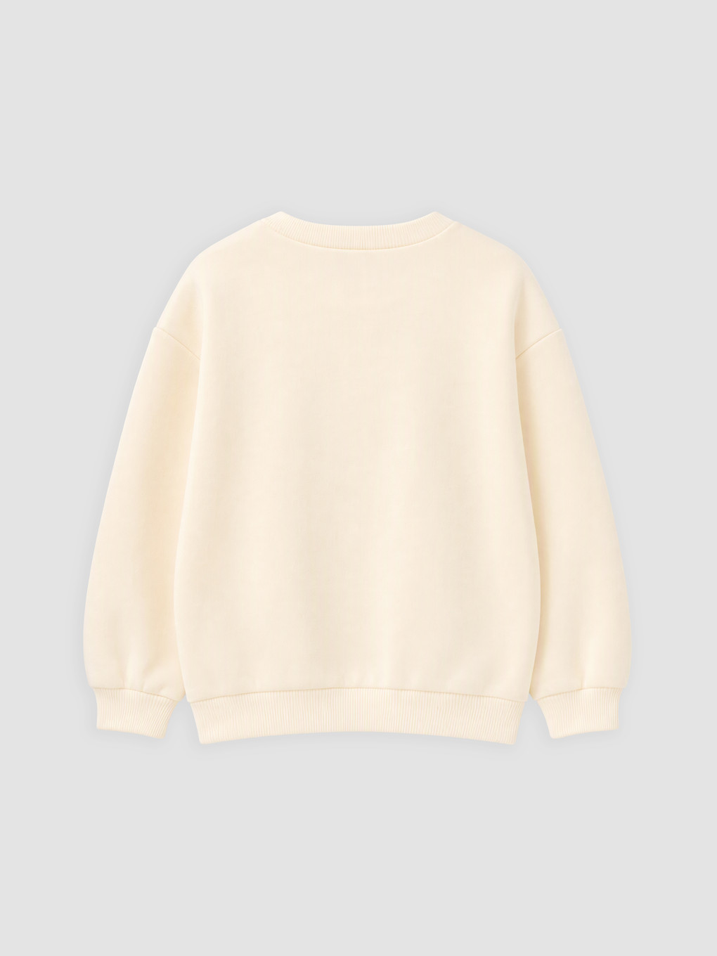 Ekru Baskılı Kız Çocuk Sweatshirt-4