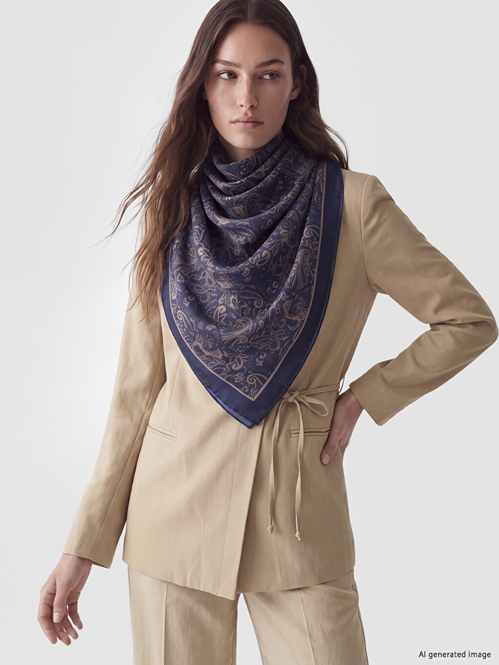 Patterned Women's Shawl