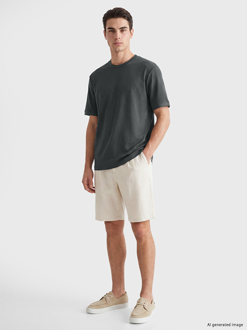 Crew Neck Men's T-shirt-1