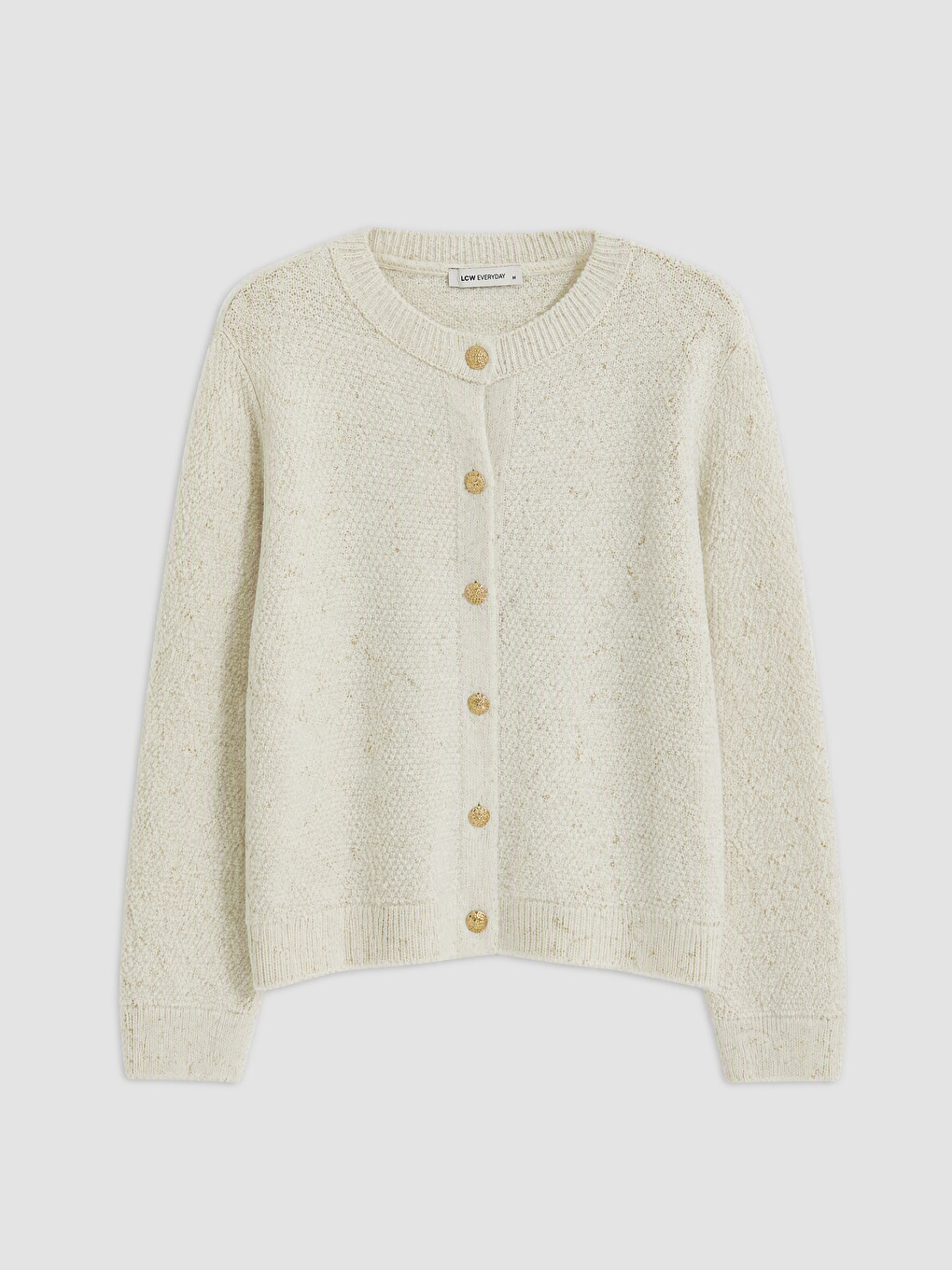 Woman Beige Cardigan-4