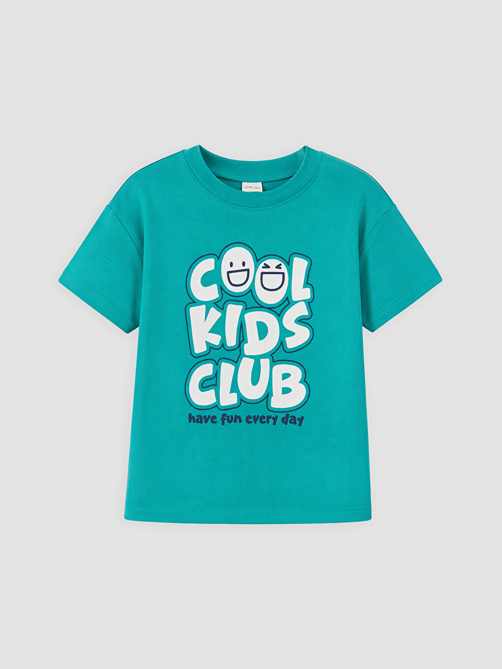 T-shirt Me Jakë Të Rrumbullakët Të Stampuar 3 Copë Për Foshnja Djem-1