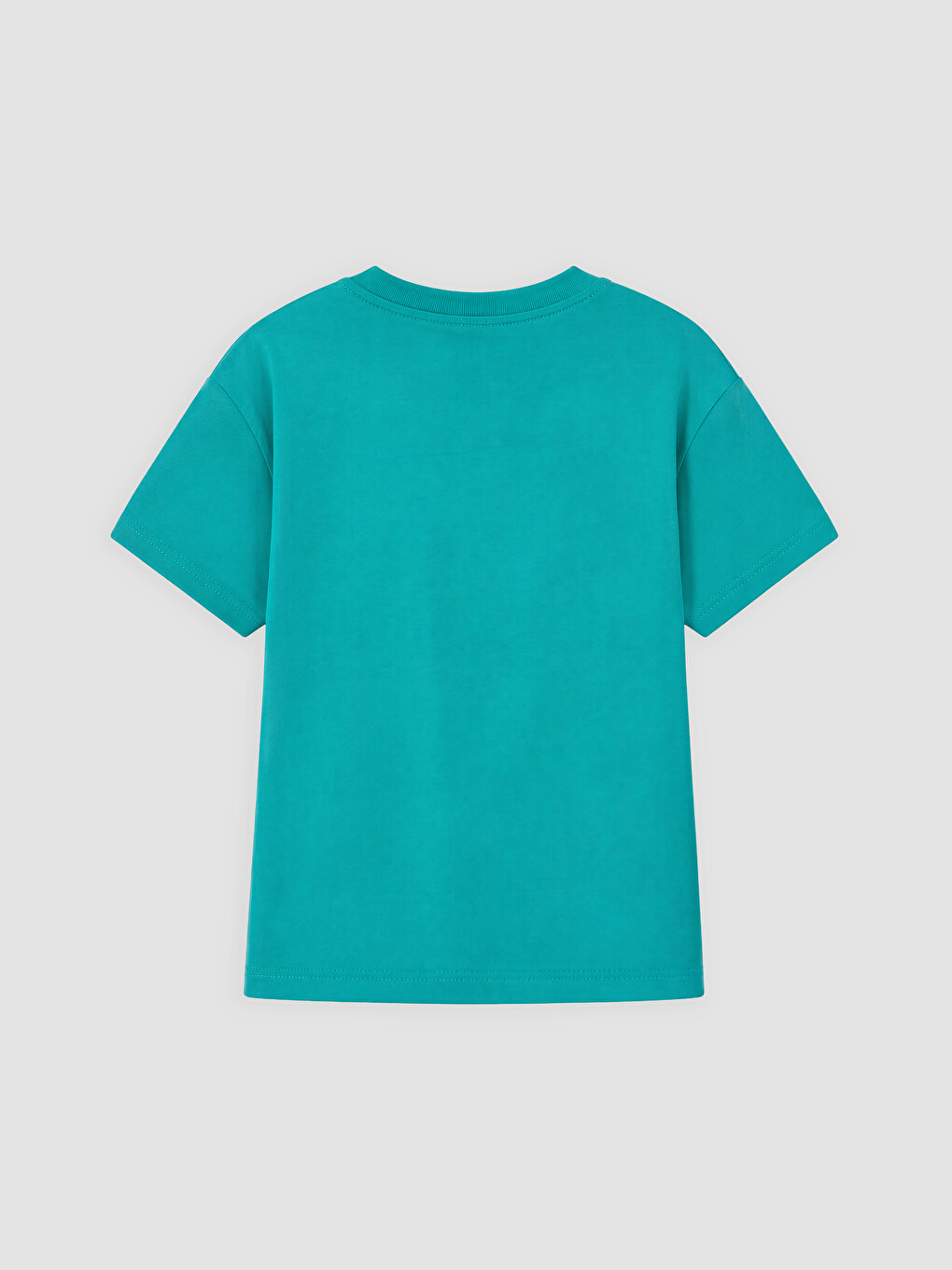 T-shirt Me Jakë Të Rrumbullakët Të Stampuar 3 Copë Për Foshnja Djem-4