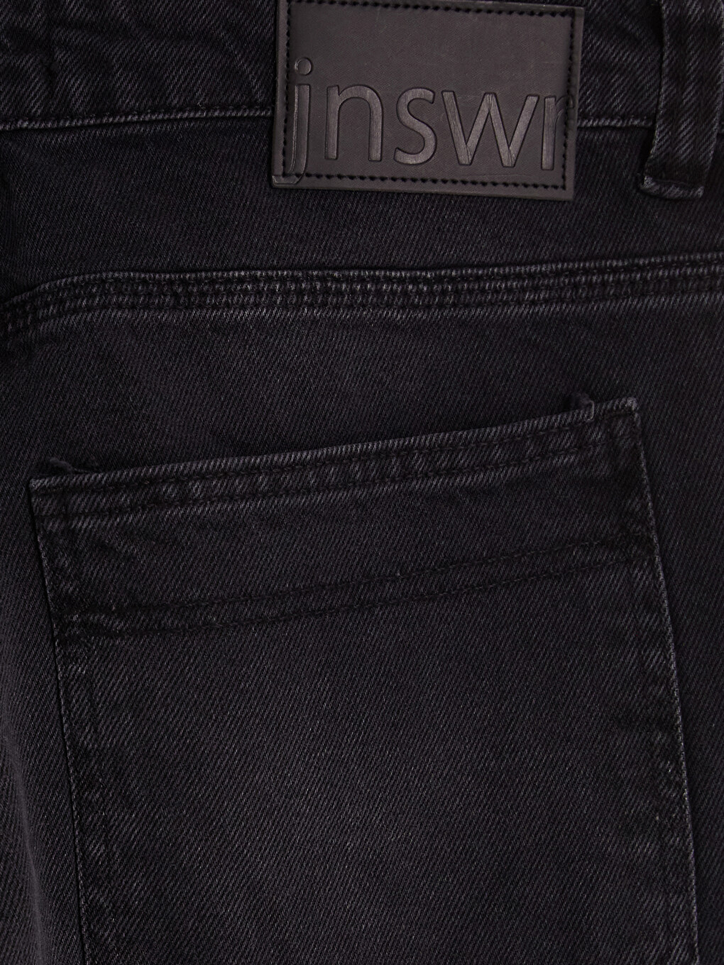 Siyah 710 Loose Fit Erkek Jean Pantolon-2