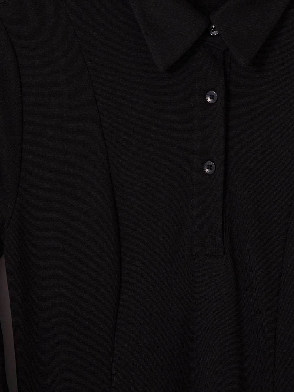 Shirt Collar Fitted Waist Dress-2
