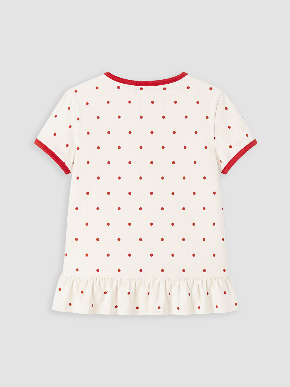 2 Pack Crew Neck Printed Girls' T-shirt-6