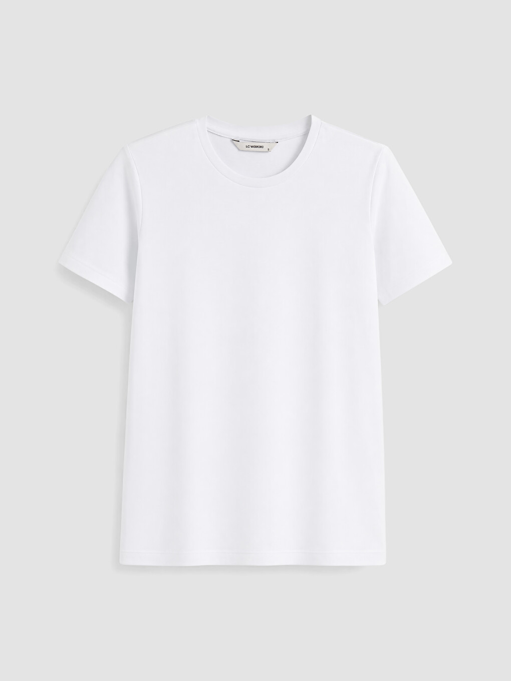 Crew Neck 100% Cotton Women's T-shirt-4