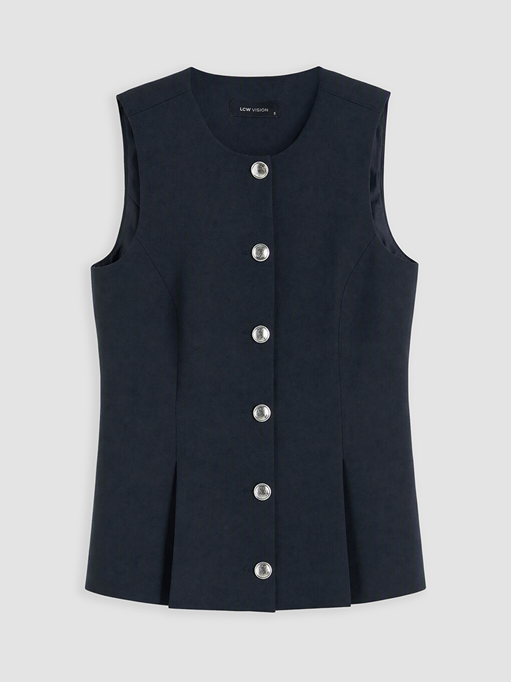 Crew Neck Women's Classic Waistcoat