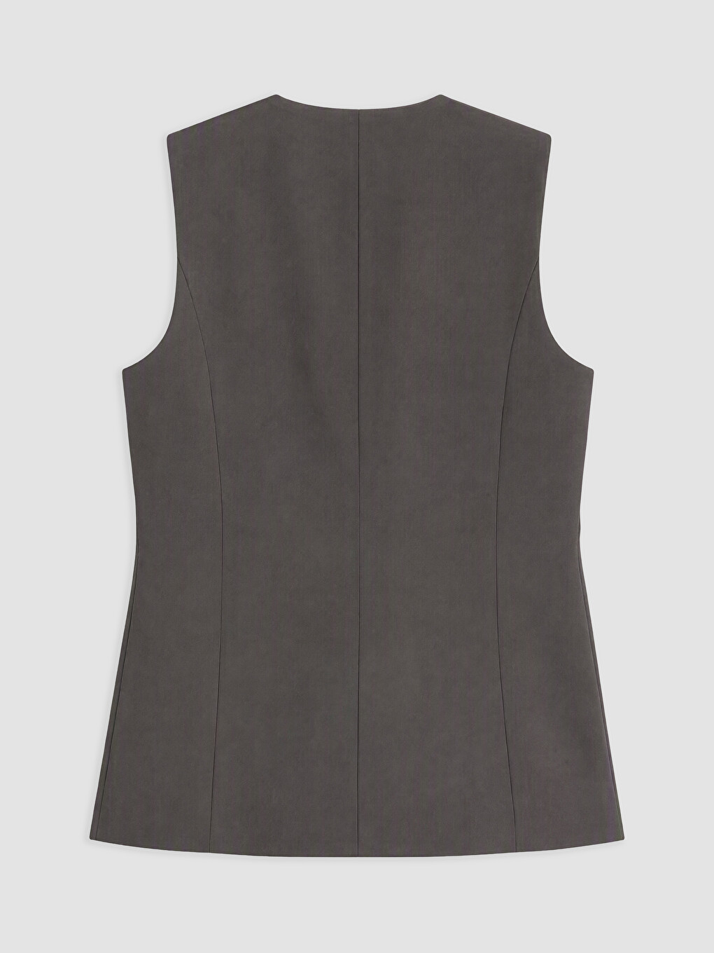 Crew Neck Ornate Buttoned Women's Classic Waistcoat-1