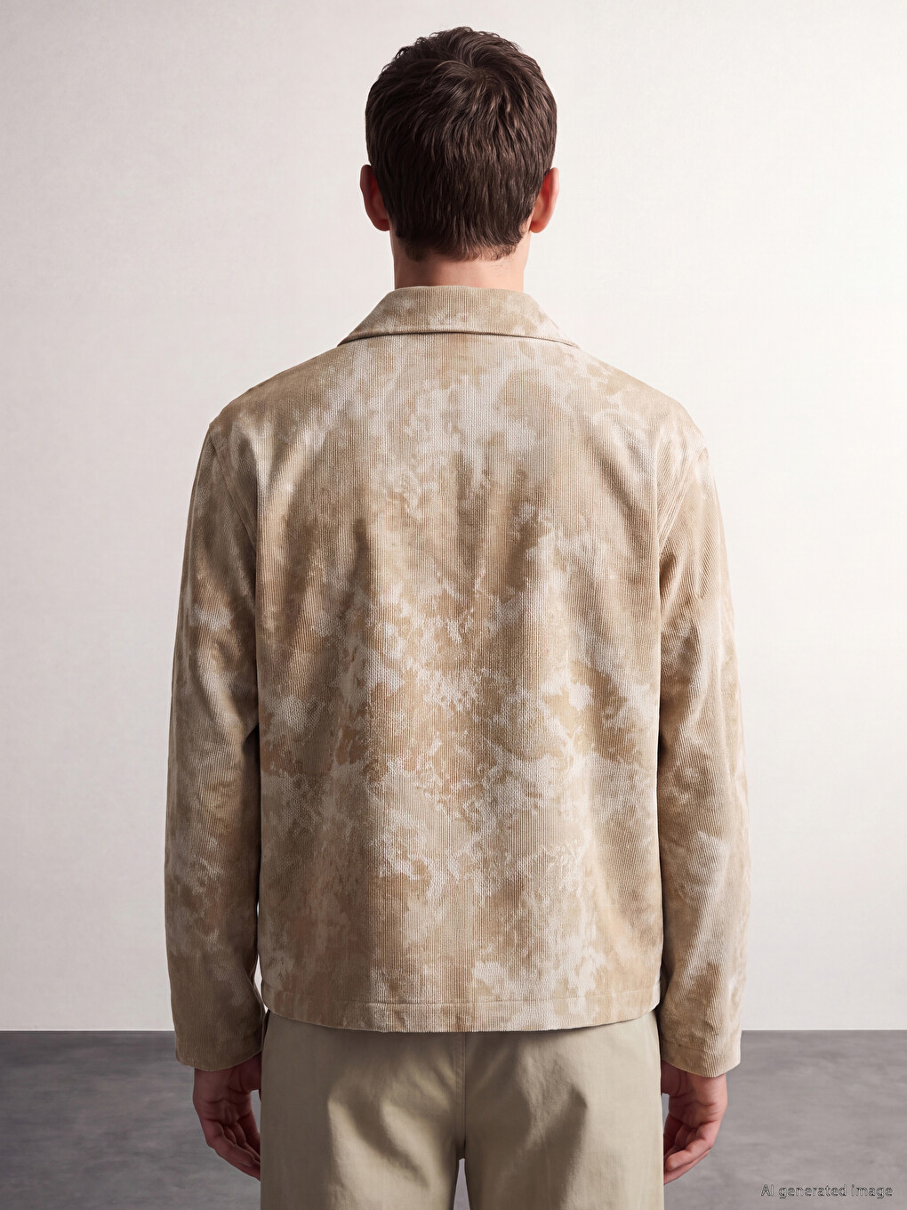Regular Fit Patterned Men's Jacket-3