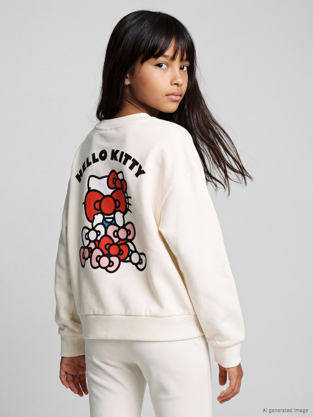 Hello Kitty Lisanslı Kız Çocuk Eşofman Takım-1