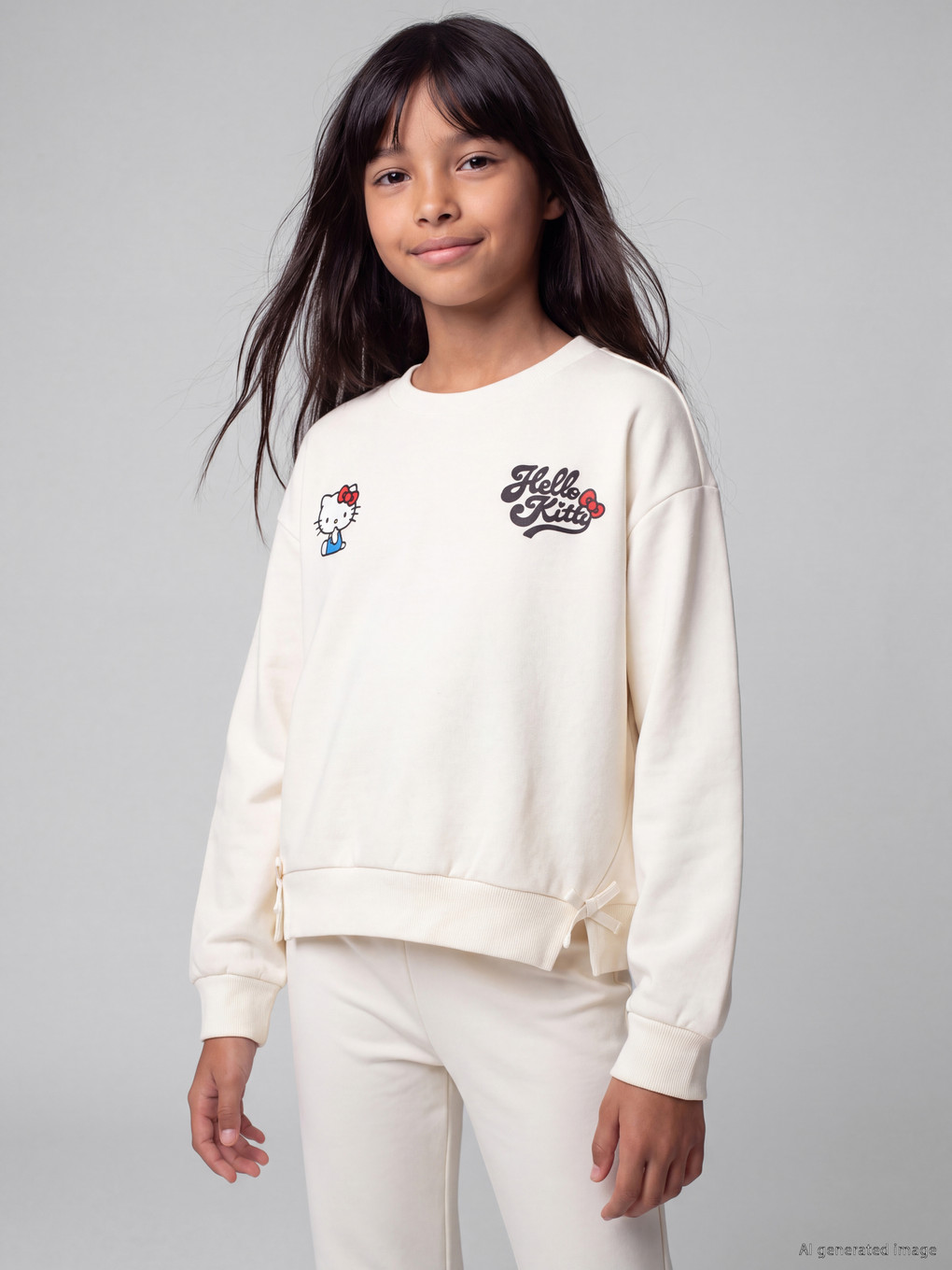 Hello Kitty Lisanslı Kız Çocuk Eşofman Takım-2