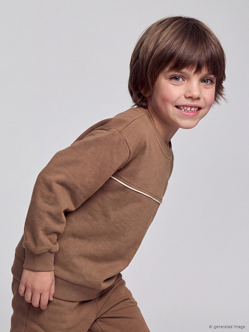 Printed Boys' Tracksuit Set-1