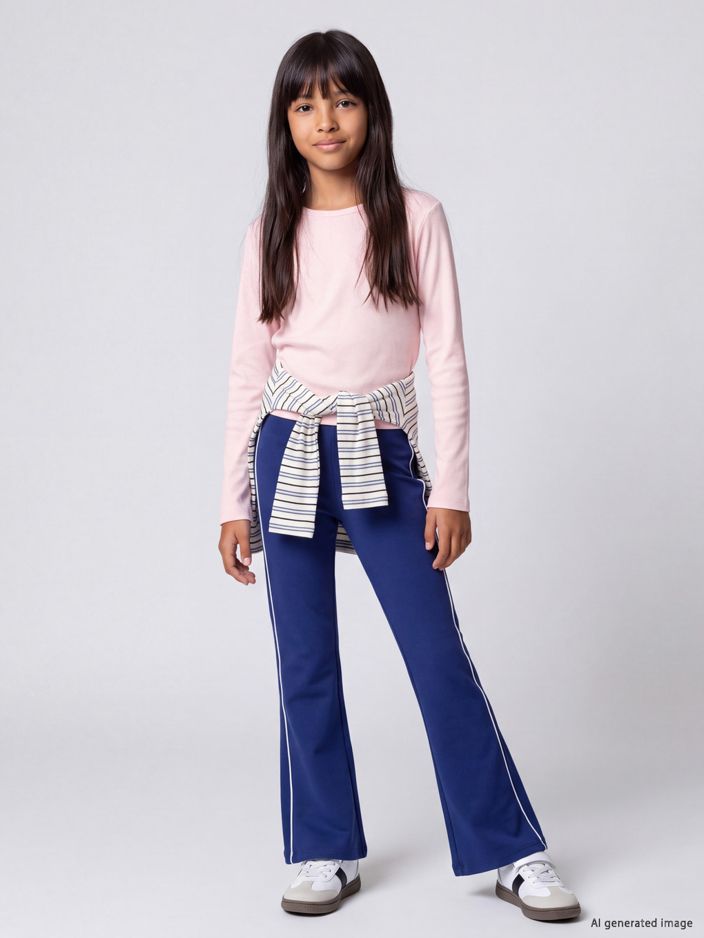  Leggings évasés à toucher doux pour filles