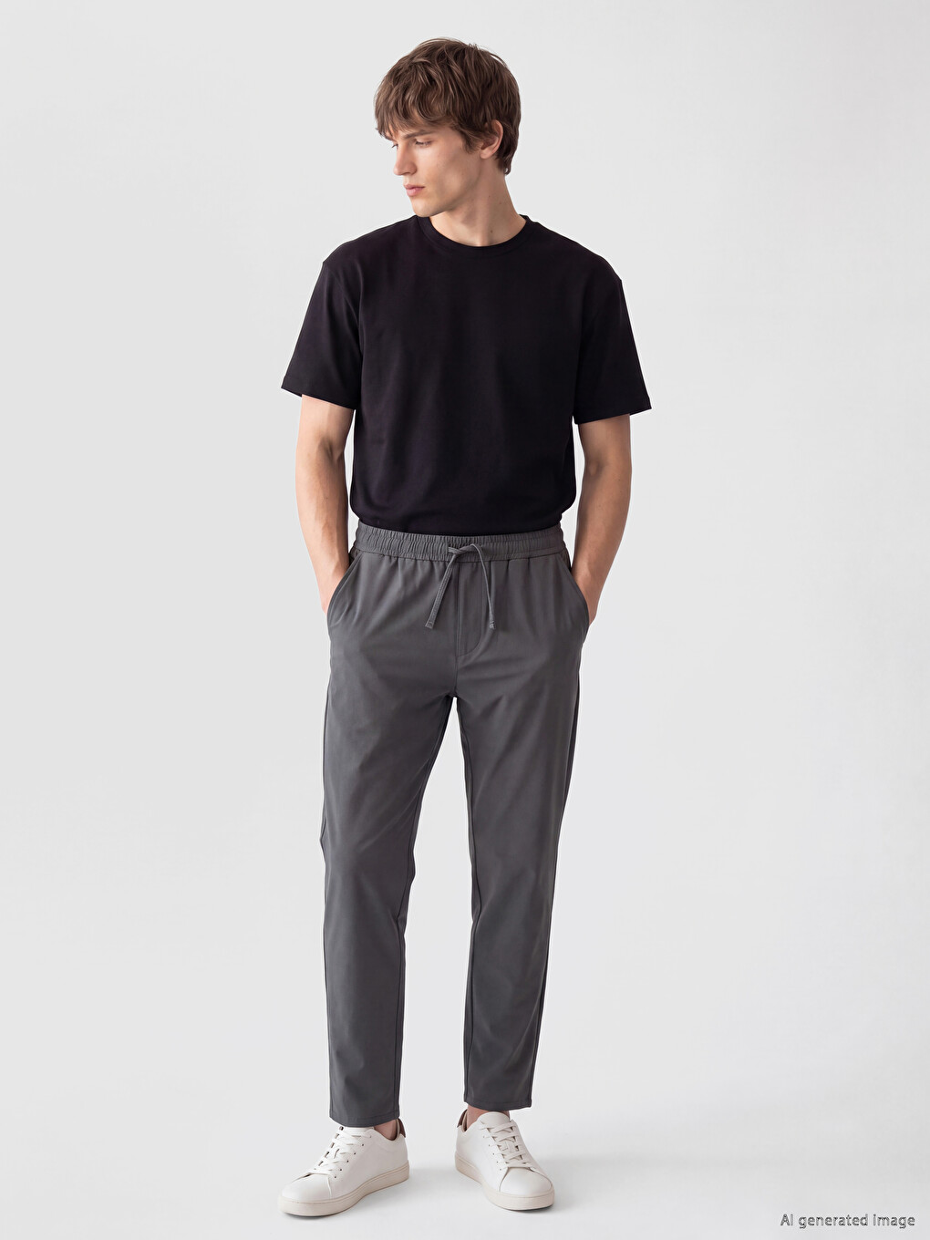 Antrasit Regular Fit Erkek Pantolon