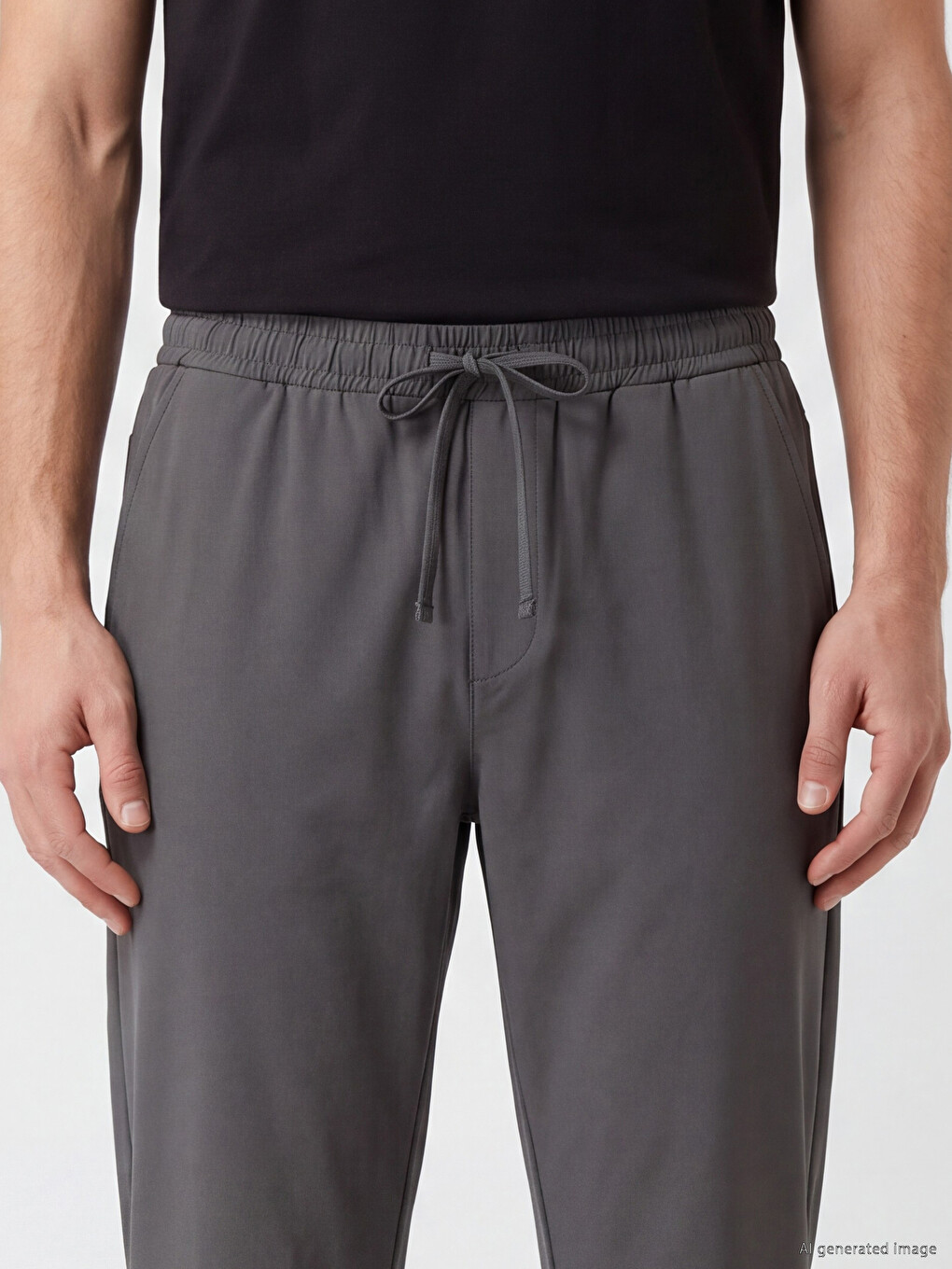 Antrasit Regular Fit Erkek Pantolon-2